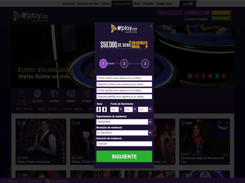 Как внести депозит в казино WPlay для ставок в игре Авиатор