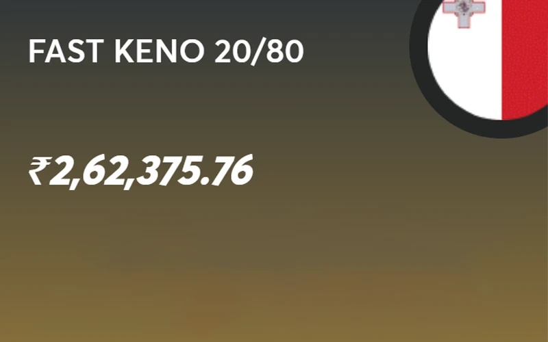 Play FAST KENO for quick wins on BC Game.