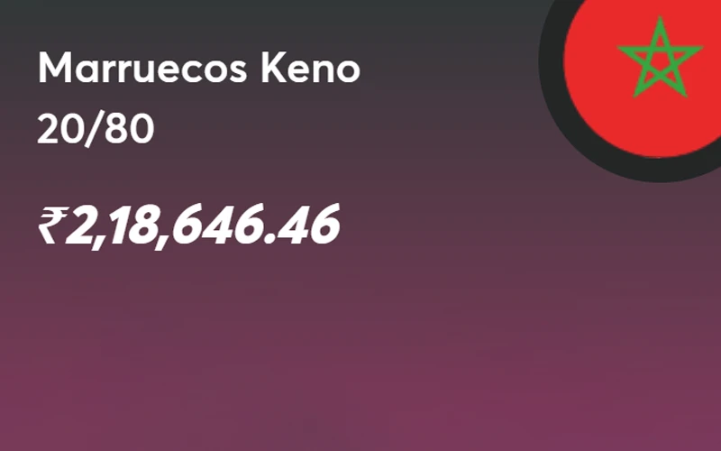 Marruecos Keno is available for play at the BC Game.