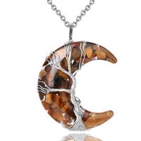 pendentif chaine oeil de tigre