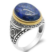 Bague Homme Lapis Lazuli Argent