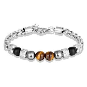 Bracelet Gourmette Oeil de Tigre