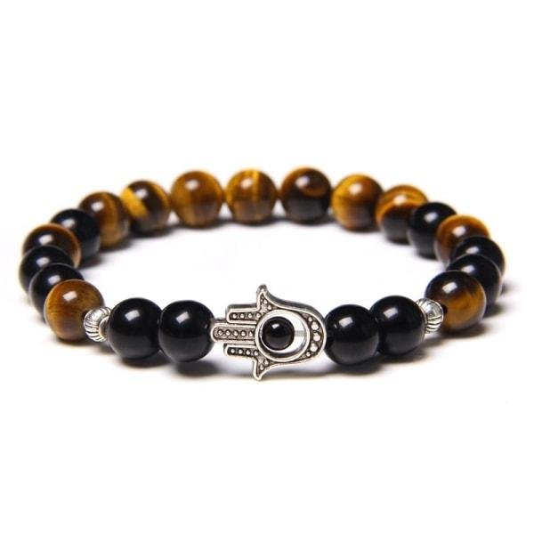 bracelet-main-de-fatma-en-oeil-tigre-21cm-388 Bracelet Oeil de Tigre Hamsa