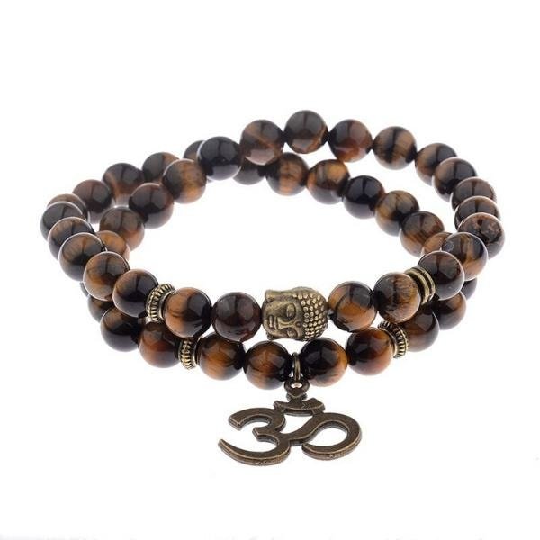 bracelet-oeil-de-tigre-bouddha-om-953 Bracelet Oeil de Tigre Bouddha Om - Oeil de Tigre