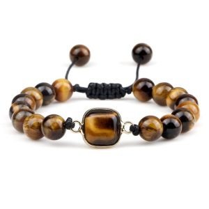 Bracelet Femme Oeil de Tigre Yoga