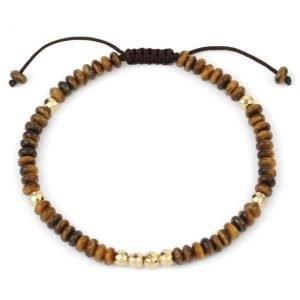 Bracelet Oeil de Tigre Pierres Fines