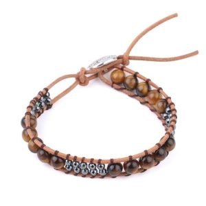 Bracelet Hematite Oeil de Tigre